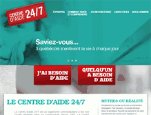 Tablet Screenshot of centredaide247.com